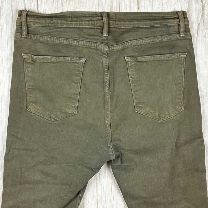 Frame Denim 'Le High Skinny' Army Green Jeans -Size 32