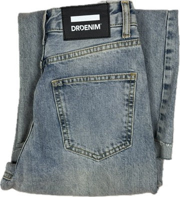 Dr Denim 'Aiko'  High Rise Wide Leg Crop Jeans - Size 24
