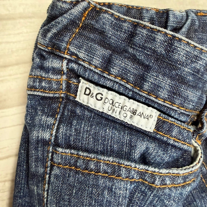 Dolce &amp; Gabbana Classic Straight Kids Denim Jeans- Size 3