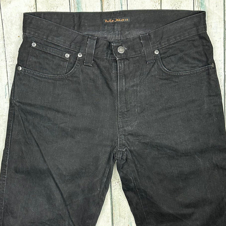 Nudie Jeans Co. 'Slim Jim' Black Black Wash Jeans - Size 34/34 - Jean Pool