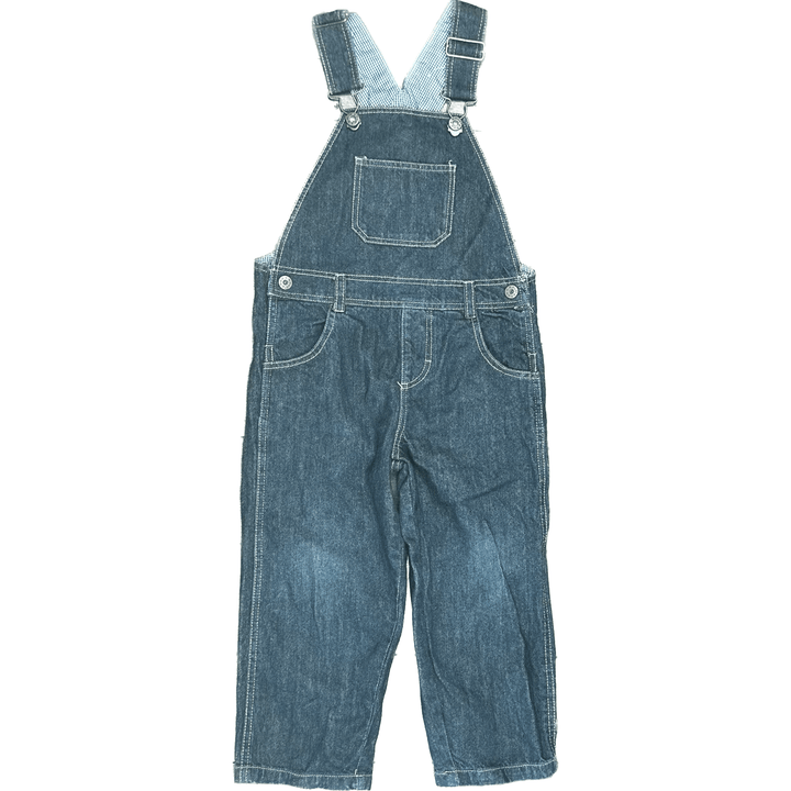 Classic Denim Bib & Brace Denim Overalls by bout chou - Size 24M - Jean Pool