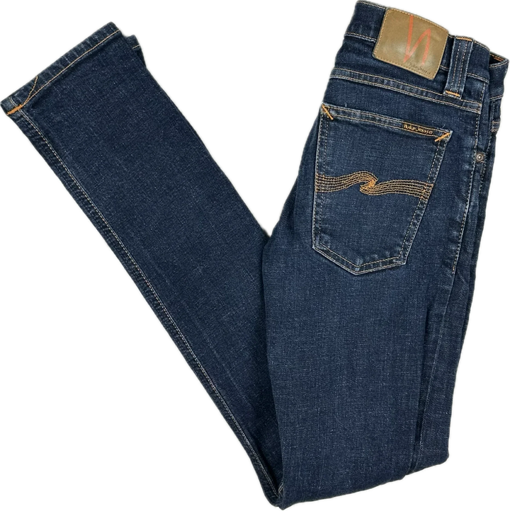 Nudie Jeans Co. 'Tight Long John' Organic Twill Rinsed Jeans- Size 26