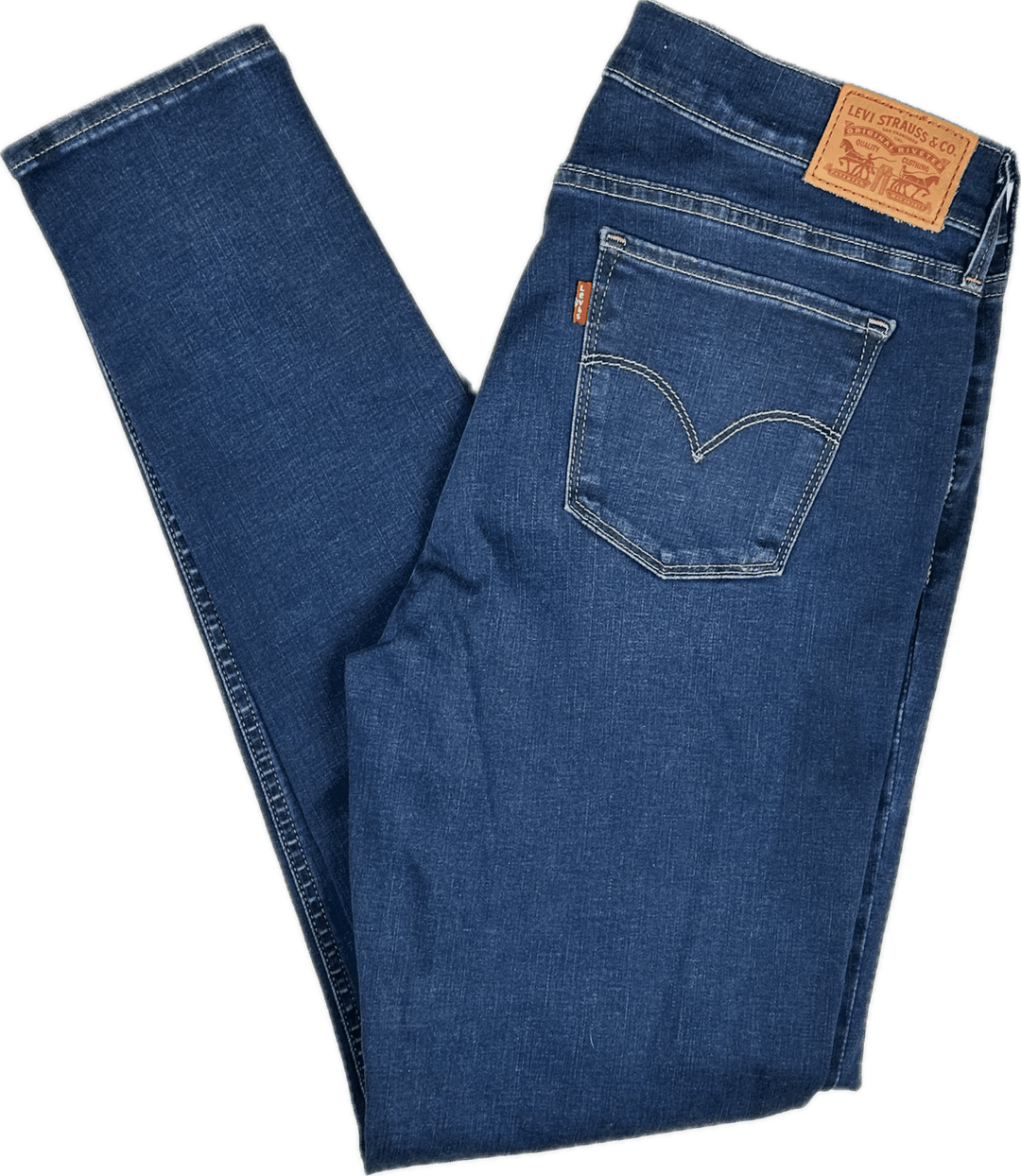 Levis 710 Super Skinny Mid Rise Denim Jeans Size 31 – Jean Pool