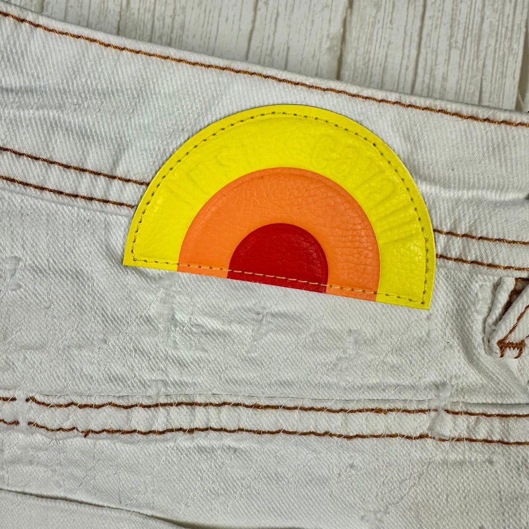 NWT-Just Cavalli Italian Ladies Distress Jeans - Size 28"