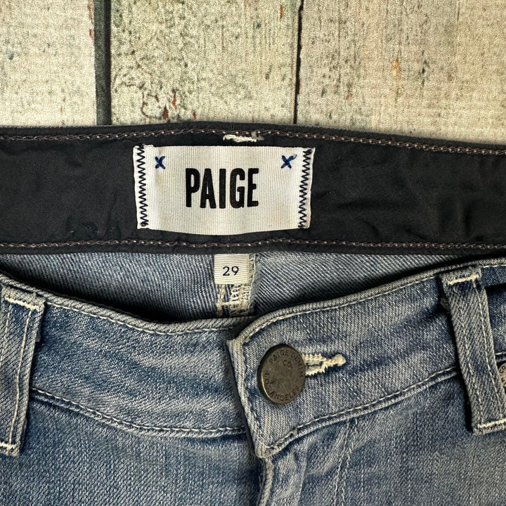 Paige Denim Ladies Shorts with Zips- Size 29 - Jean Pool
