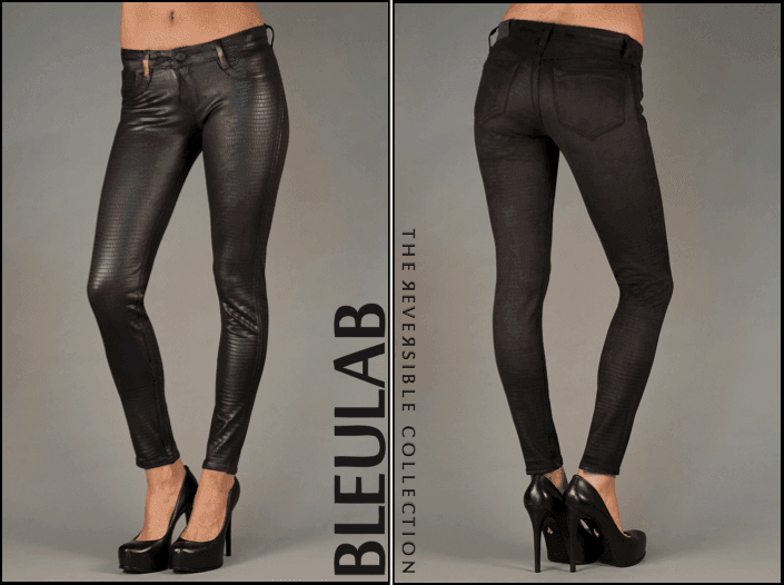 NWT - Bleulab USA ‘Detour’ Reversible Black Jeans -Size 27 - Jean Pool