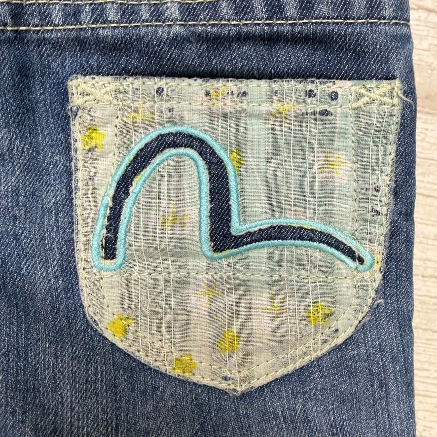 Evisu Japan Girls Bootcut Fit Logo Jeans - Size 2