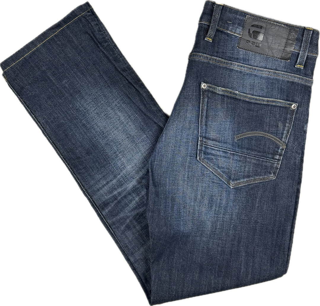 G Star 'Revend Straight' Denim Jeans -Size 32