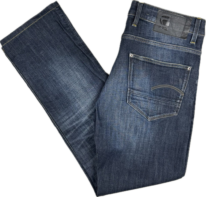 G Star 'Revend Straight' Denim Jeans -Size 32