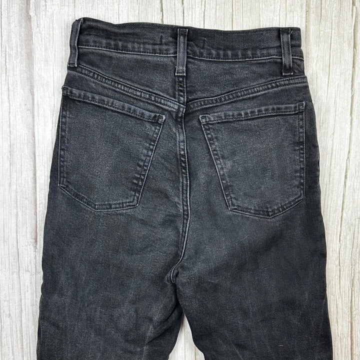 NOBODY 'Frankie Jean' High Rise Ankle Stretch Black Jeans- Size 26