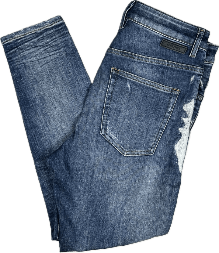 Diesel 'Candys-T' Distressed Tapered Jeans Size - 27 - Jean Pool