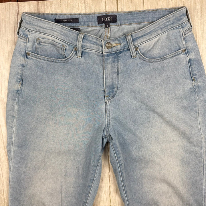 NYDJ - Lift & Tuck 'Sheri Slim' Straight Leg Jeans -Size 8 US suit AU 12