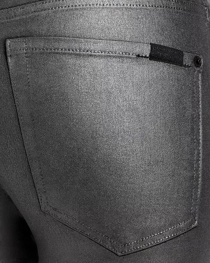 NWT- 7 for all Mankind 'High Waist Straight' Pewter Jeans Size- 24"