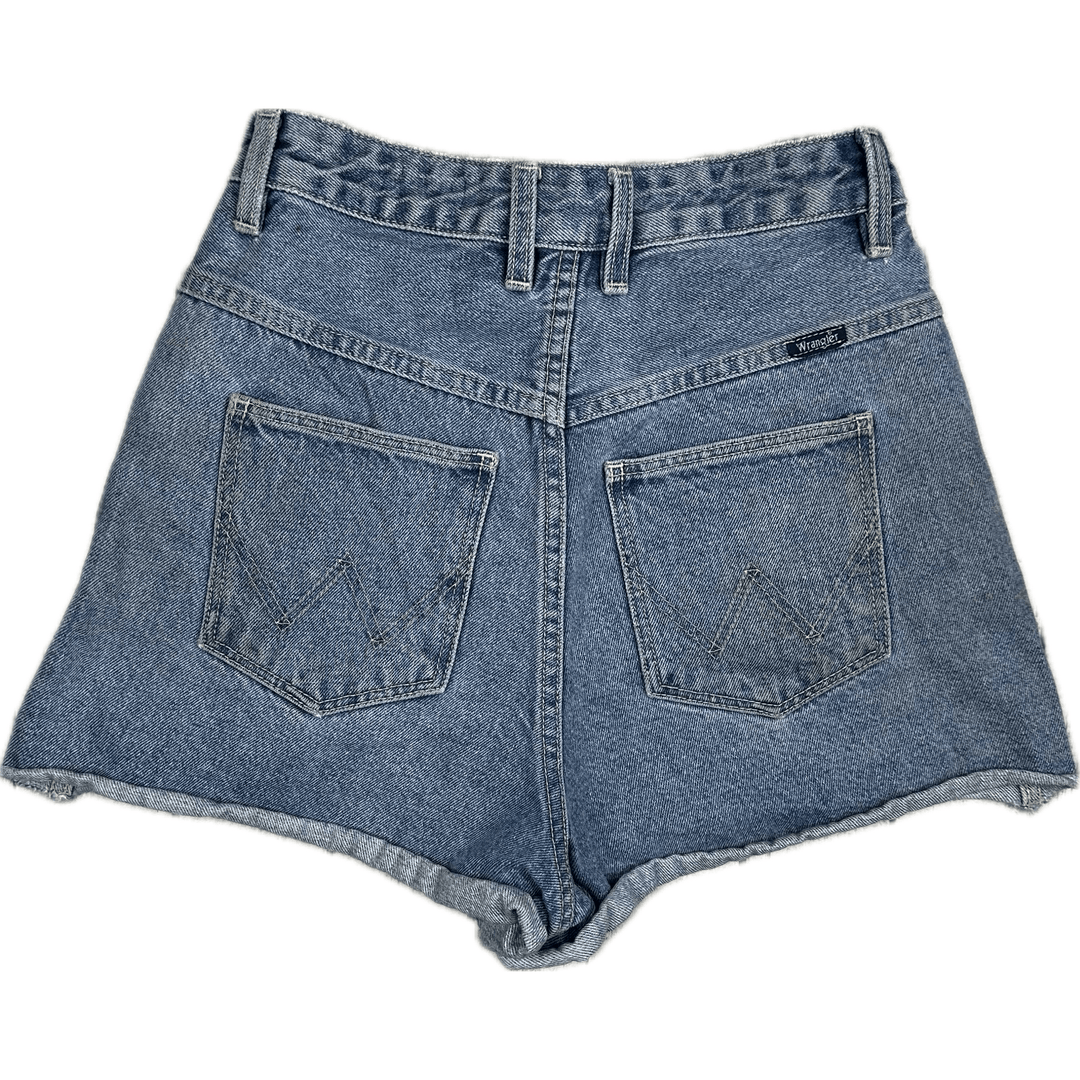 Wrangler 'Hi Bells' Ladies Denim Shorts - Size 8 - Jean Pool