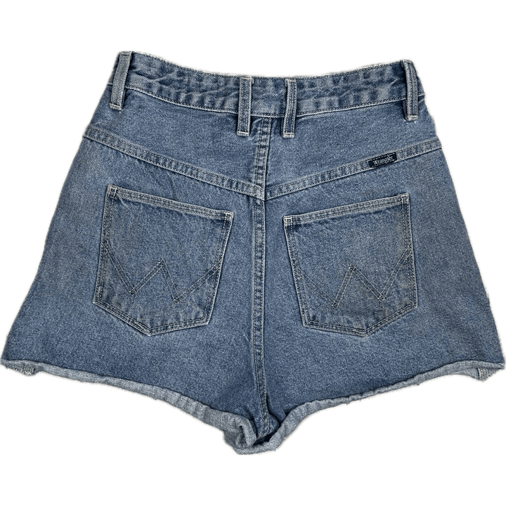 Wrangler 'Hi Bells' Ladies Denim Shorts - Size 8 - Jean Pool