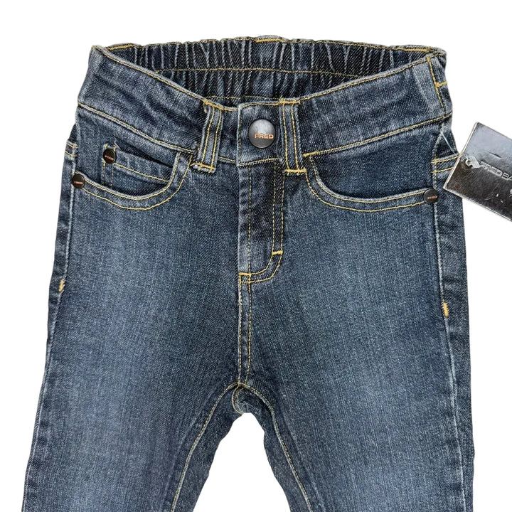 NWT -Fred Bare Y2K Slim Straight Denim Jeans- Size 2Y