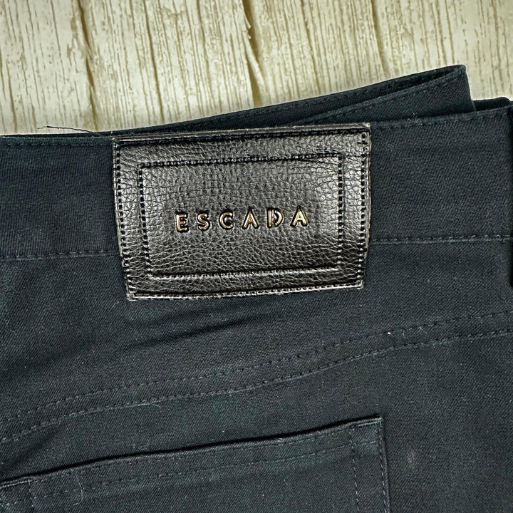 Escada Ladies Black Stretch Jeans - Size 40 Euro