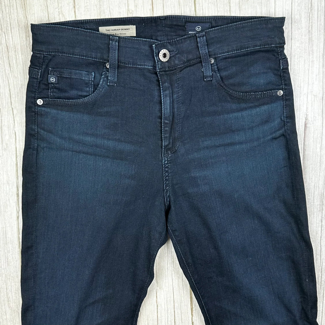 AG Adriano Goldschmied 'The Farrah' High Rise Skinny Jeans- Size 27R