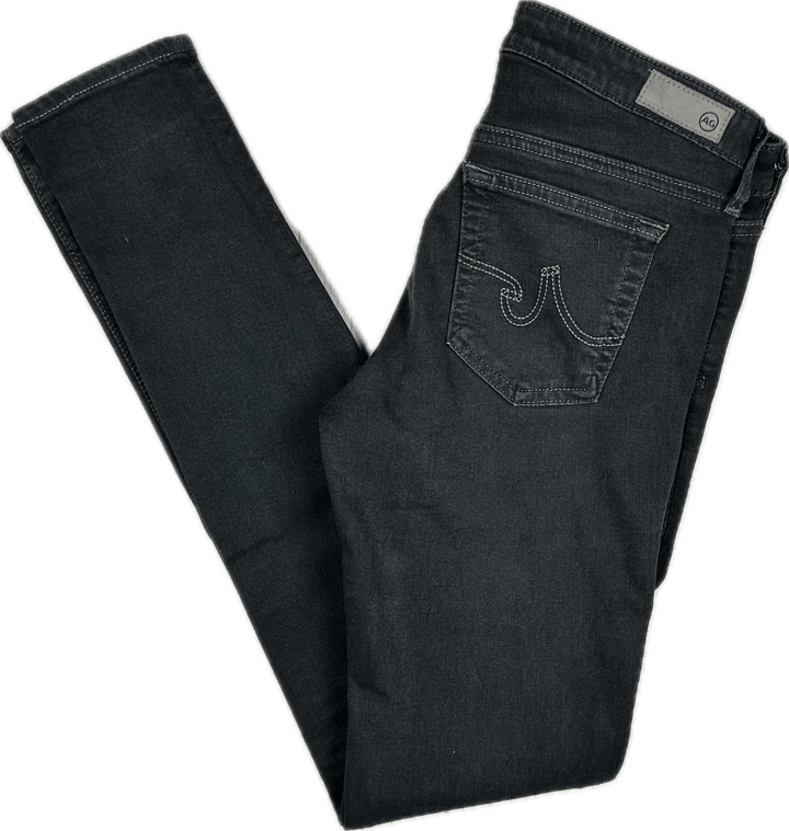 AG Adriano Goldschmied Charcoal Soft Stretch Jeans- Size 27R