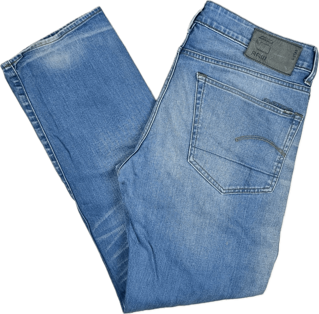 G Star 3301 'Straight' Stretch Mens Jeans -Size 34 - Jean Pool