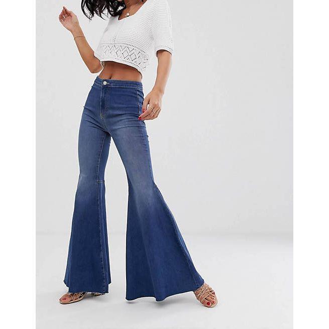 Free People Bell Bottom Super Flare Jeans -Size 24 – Jean Pool