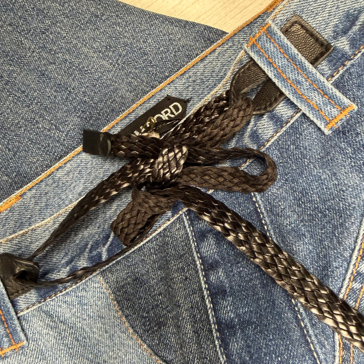 NWT- Tom Ford Patchwork Denim Skirt RRP $4990 - Size 36 or S