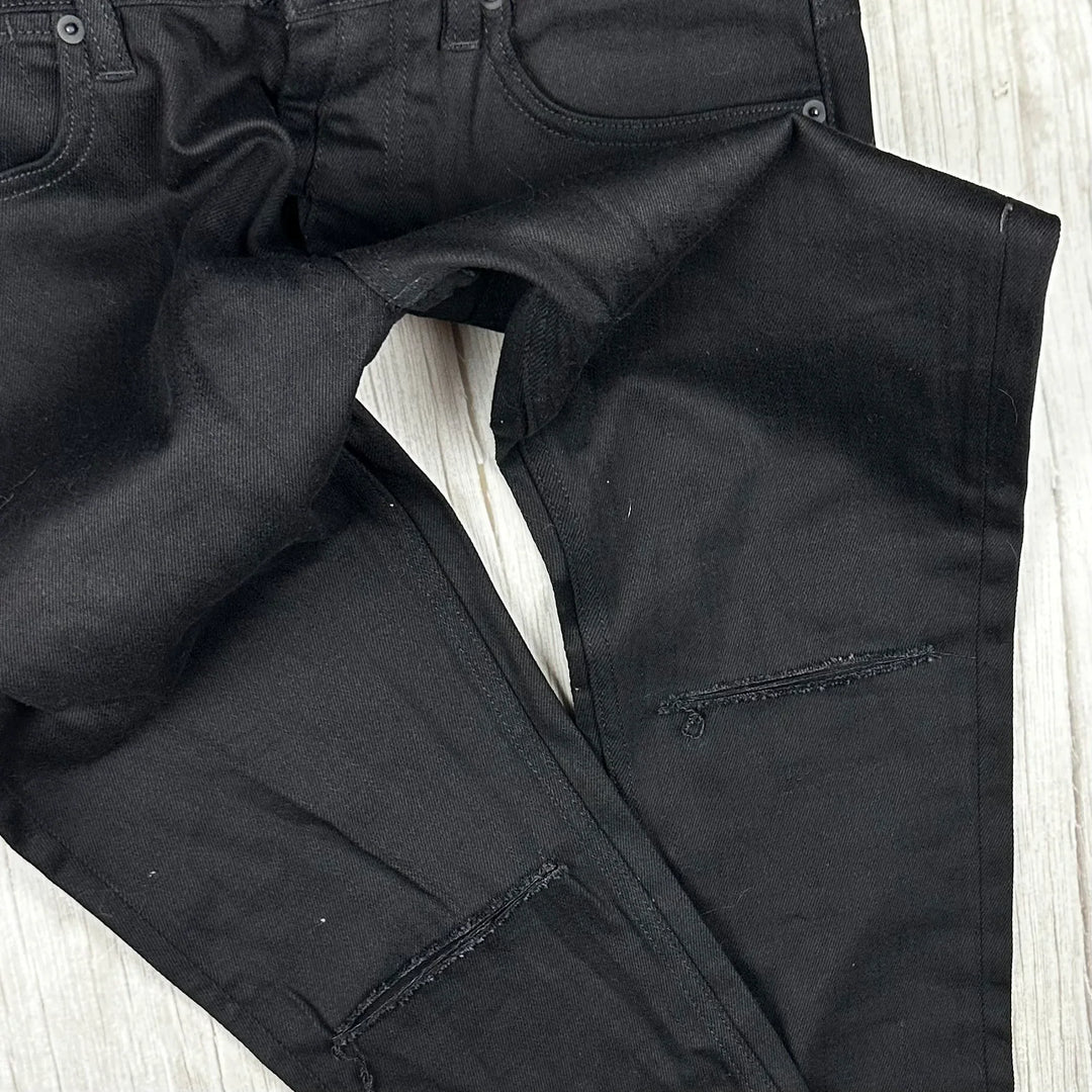 Ksubi Mens 'Van Winkle' Black Slice Skinny Jeans - Size 32