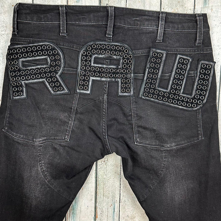 G Star RAW '5620 3D Slim' Logo Seat Jeans -Size 32/34 - Jean Pool