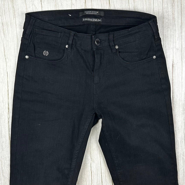 Maison Scotch 'La Parisienne' Black Skinny Jeans - Size 26/32