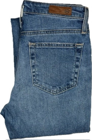 AG Adriano Goldschmied 'The Isabelle' High Rise Straight Crop Jeans- Size 24R