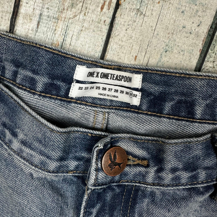 One Teaspoon Ladies Destroyed 'Awesome Baggies' Jeans - Size 31 or 13AU - Jean Pool