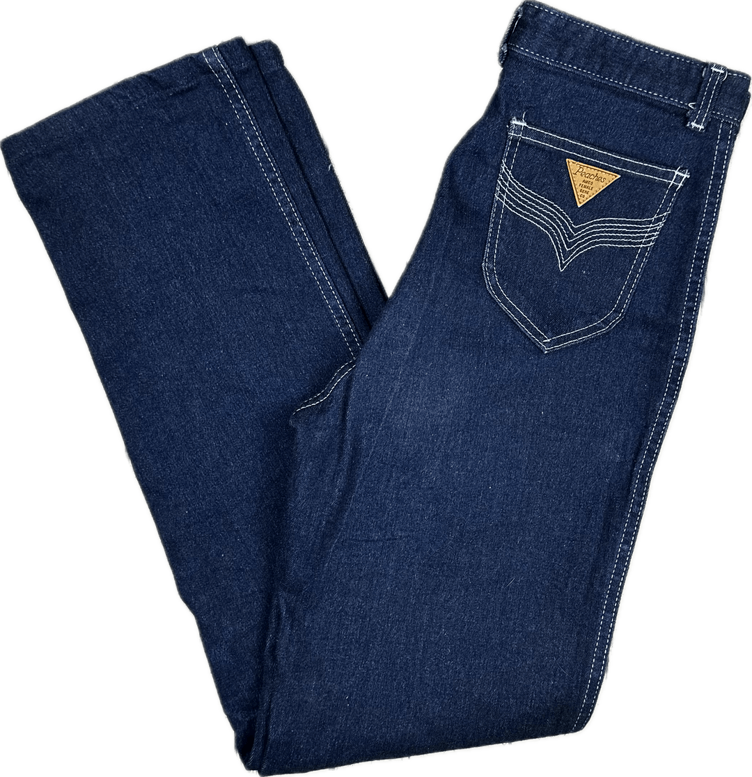 AMCO 1970s Peaches Vintage Rare Australian Made Jeans - Jean Pool