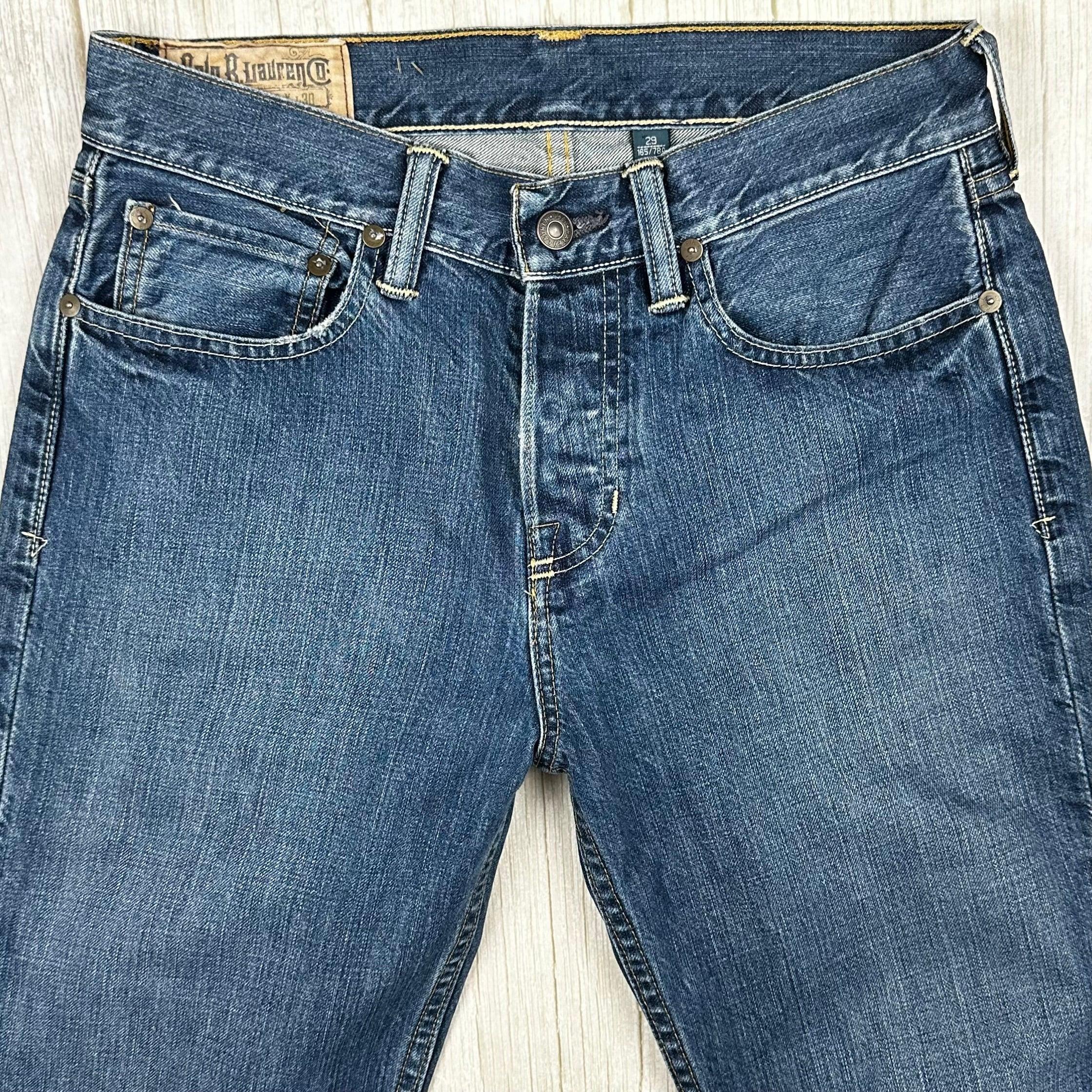 POLO RALPH LAUREN Men's deals Straight Leg Denim Blue Jeans Size 36 x 30