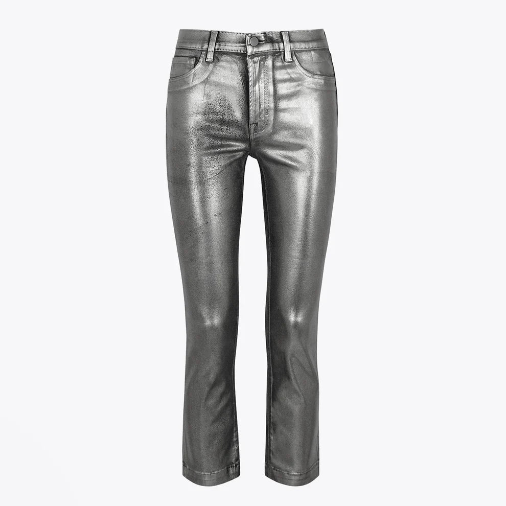 J Brand Silver Silver Galactic Crop Cigarette