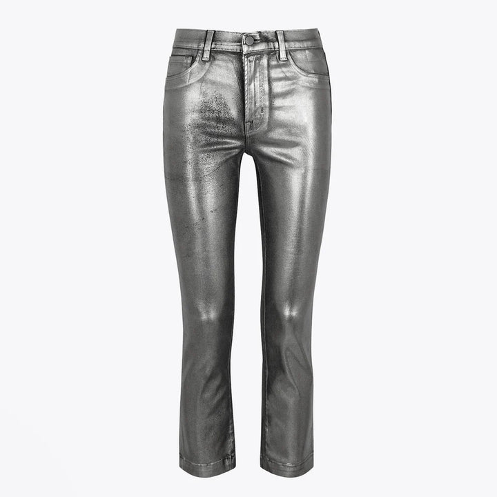J Brand Silver Silver Galactic Crop Cigarette