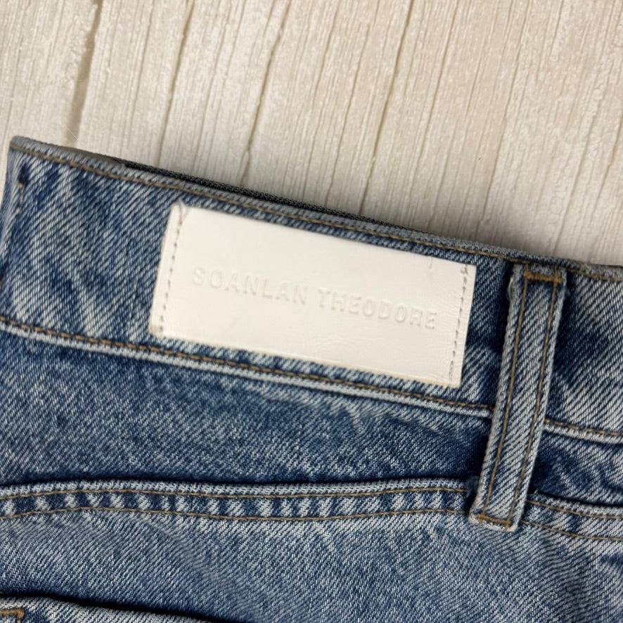Scanlan & Theodore  High Rise Washed Indigo Jeans- Size 27