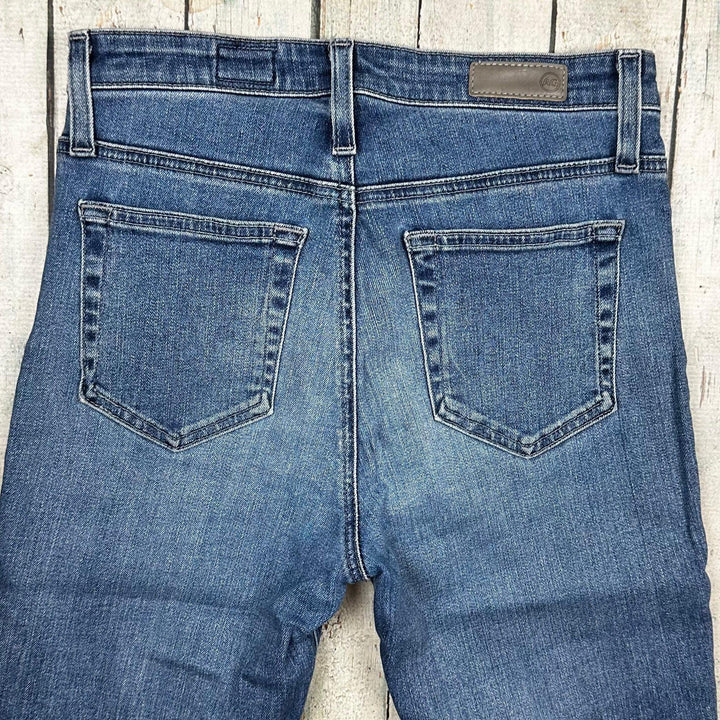 AG Adriano Goldschmied Busted Slim Straight Jeans- Size 25 - Jean Pool