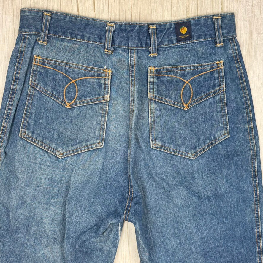 AMCO 1970s Peaches Vintage Rare Australian Made Ladies Jeans- Suit Size 10/12