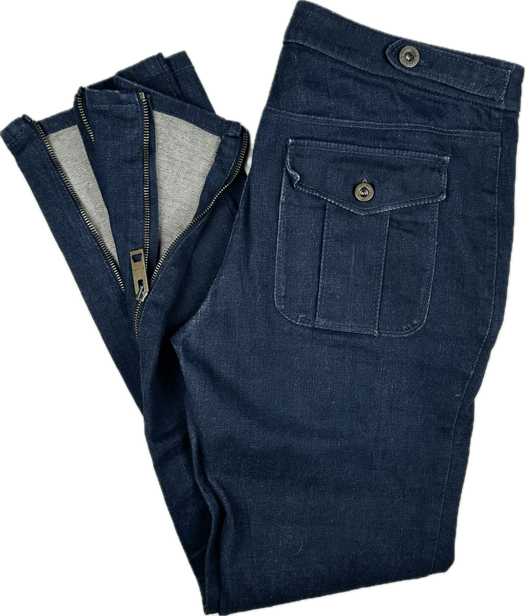 Burberry Prorsum Zip Feature Jeans Suit Size 26 Jean Pool