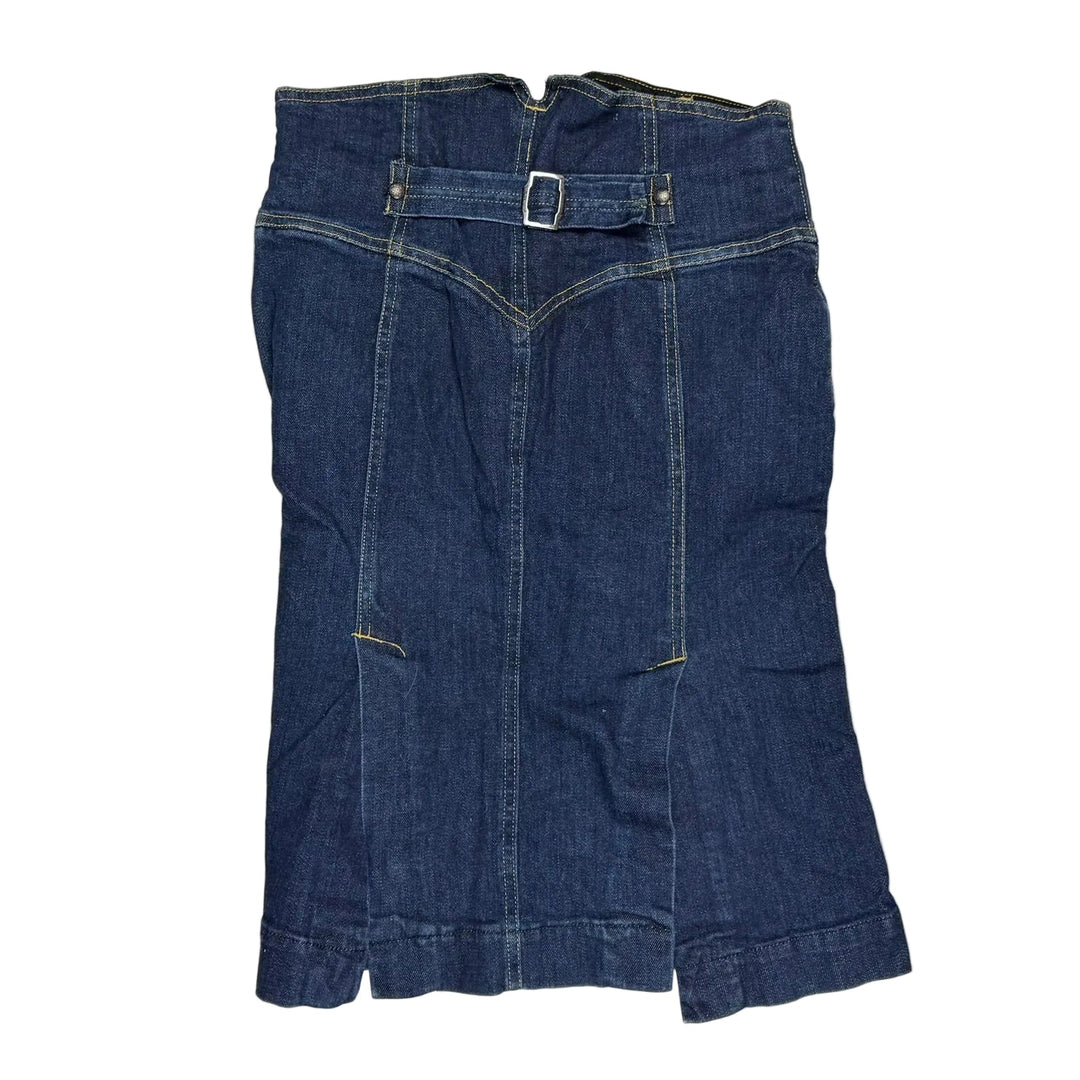 Nolita De Nimes Y2K High Corset Waist Denim Skirt - Size 10