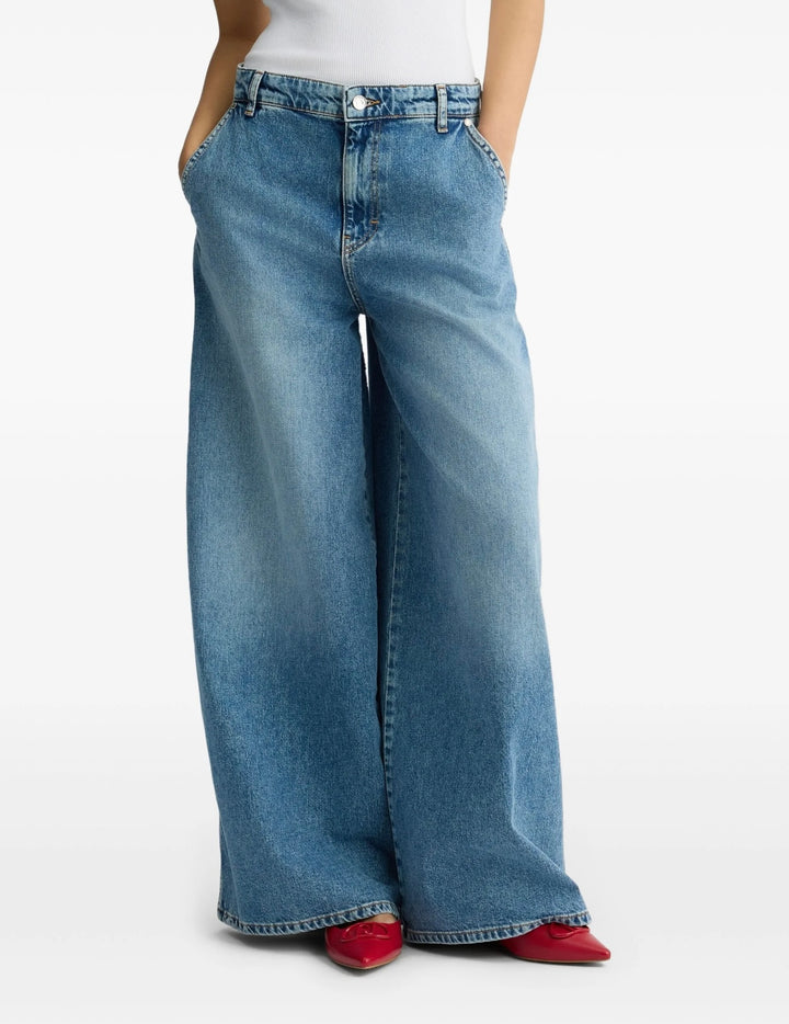 NEW- Liu-Jo Jeans Italian Ladies High Pant Flare Jeans - Size 28