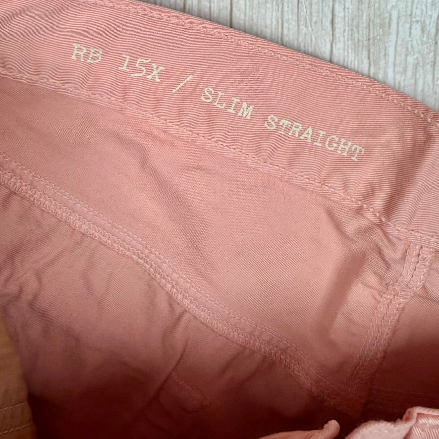 Rag & Bone Mens 'RB 15X' Slim Straight Peach Jeans - Size 31