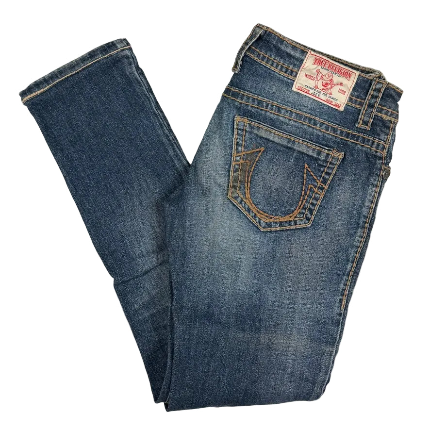True Religion Joey Straight Stretch Jeans