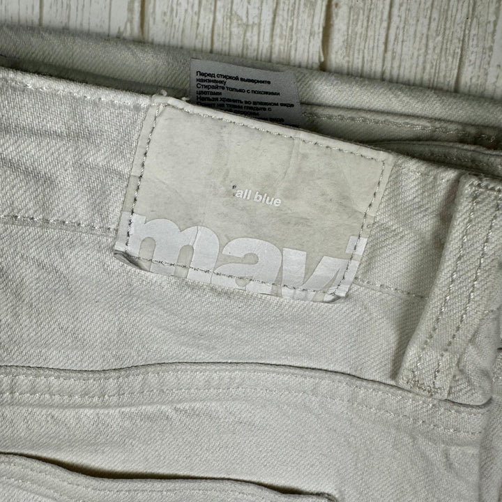 Mavi Jeans 'Victoria' White Wide Leg Jeans -Size 27