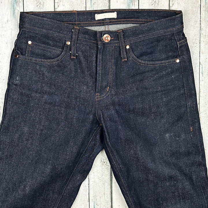 The Unbranded Brand UB101 Skinny Fit 14.5oz Selvedge Denim -Size 30 - Jean Pool