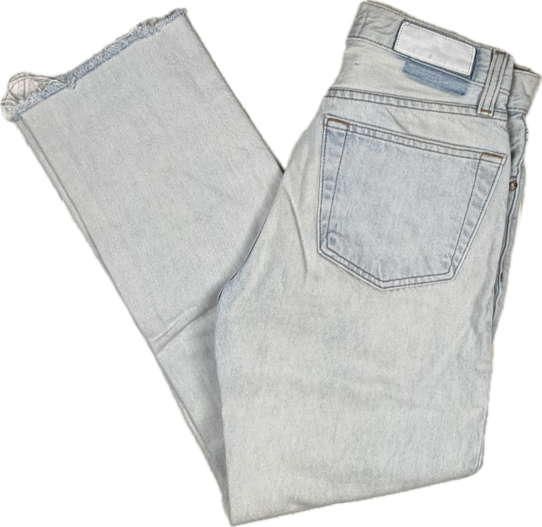 RE/DONE Levis Button Fly High Stovepipe Denim Jeans -Size 24