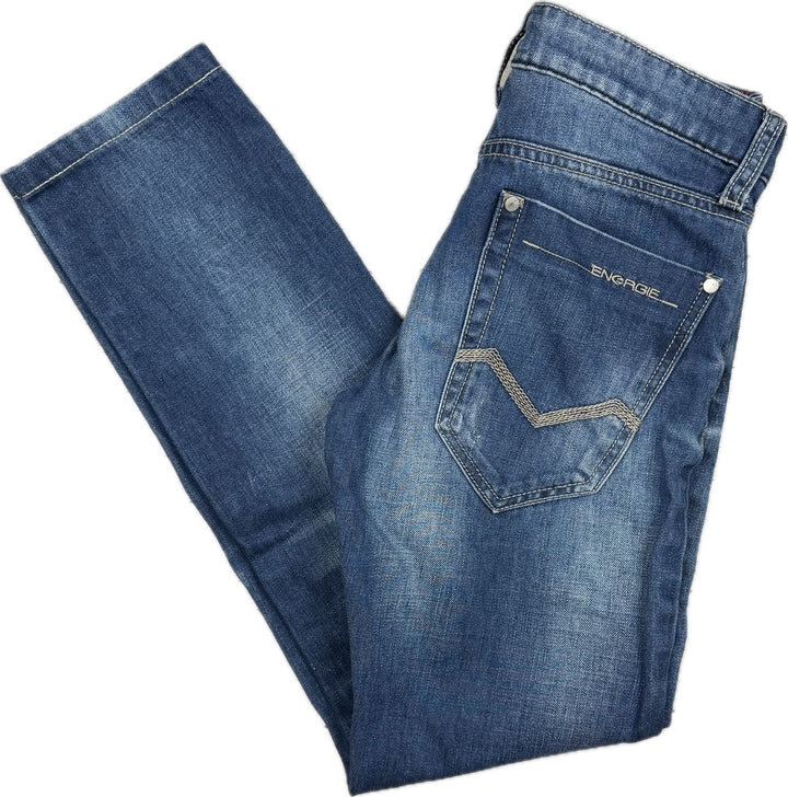 Energie by Sixty Group Y2K Mens 'Cuff Clean' Skinny fit Jeans - Size 29