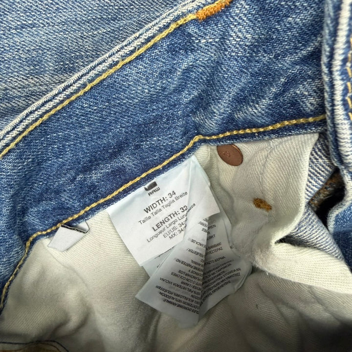 G Star Raw 'Riban' Tapered Mens Jeans -Size 34/32