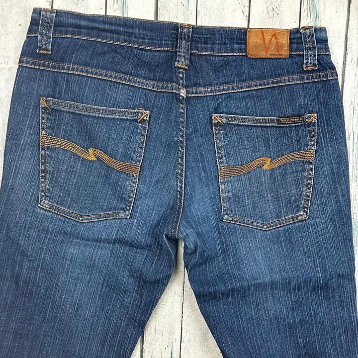 Nudie Jeans Co. 'Slim Jim' Straight Blue Jeans - Size 34S - Jean Pool
