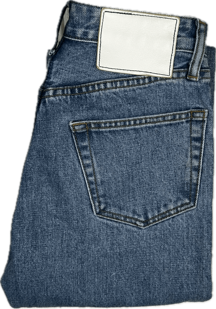 Bassike Made in Japan Crop Flare Jean -Size 24